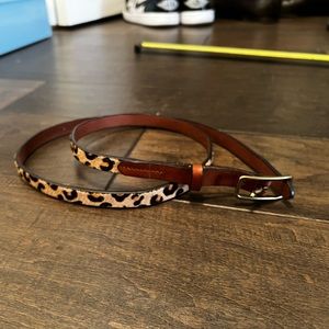 Madewell Leopard Print Belt